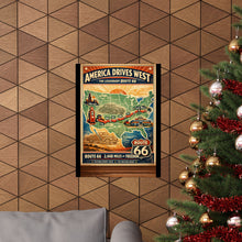 Load image into Gallery viewer, Matte Poster - Route 66 - America Drives West