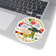 Load image into Gallery viewer, Kiss-Cut Stickers - Vietnam Combat Vet - 8th Bn 4th Artillery - I Field Force w M107