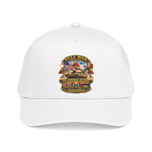 Load image into Gallery viewer, Mid Profile Baseball Cap - Army - Desert Storm - 2nd Armored Div - Combat Vereran Veteran w GULF SVC - 3D - Enhanced