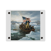 Load image into Gallery viewer, Acrylic Wall Art Panel - Washington Crossing the Delaware duing the Revolutionary War