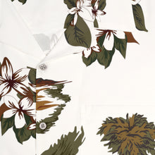 Load image into Gallery viewer, Men's Hawaiian Shirt (AOP) - White - Flowers and Palms