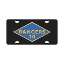 Load image into Gallery viewer, SSI - 10th Ranger Battalion - Ranger Diamond - WWII X 300 Classic License Plate
