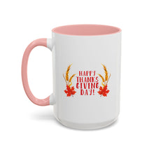 Load image into Gallery viewer, Accent Coffee Mug - Happy Thanksgiving Day