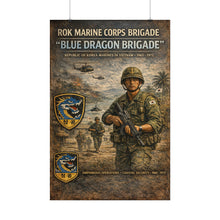 Load image into Gallery viewer, Posters - Korea - ROK Marine Brigade - Blue Dragons