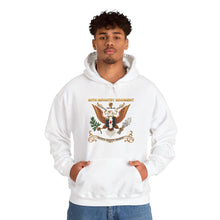 Load image into Gallery viewer, Hoodie – 60th Infantry Regiment COA with Eagle with Text - 3D - Enhanced X 300
