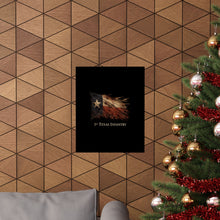 Load image into Gallery viewer, Matte Poster - 1st Texas Infantry in the cornfield - Tattered Texas pride in battle - Left