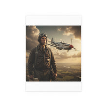Load image into Gallery viewer, Indoor and Outdoor Silk Posters - Army Air Corps Pilot