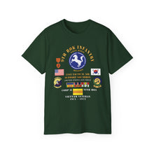 Load image into Gallery viewer, Unisex Tee, Military T-Shirt, Military Veteran Gift, Patriotic Shirt, Army Apparel - USAF - 21st Tactical Air Support Squadron - 9th Infantry Division - ROK w VN SVC - V3 - Personal - V1 X 300