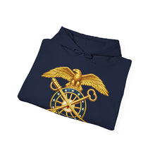 Load image into Gallery viewer, Hoodie – Quartermaster Corps Branch Insignia - 3D - Enhanced