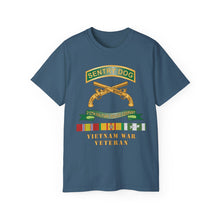 Load image into Gallery viewer, Unisex Ultra Cotton Tee - Army - Sentry Dog - 212th Military Police Company w Br - Ribbon Vietnam War Veteran w VN SVC X 300