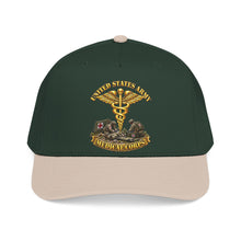 Load image into Gallery viewer, Mid Profile Baseball Cap - Army - Medical Corps - US Army w Scene - 3D - Enhanced