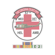 Load image into Gallery viewer, Army - Dust Off MedEvac Helicopter Kiss-Cut Sticker – 'The Original Dust Off' Medical Evac Patch