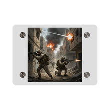 Load image into Gallery viewer, Acrylic Wall Art Panel - Marines in the 2nd Battle of Fallujah