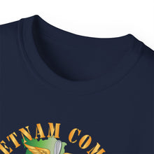 Load image into Gallery viewer, Unisex Ultra Cotton Tee - Vietnam Combat Aviation Vet w Air Crew Badge - 12th AVN GroupI Mil Region III w SVC X 300