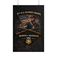 Load image into Gallery viewer, Posters - Honoring the 5th USCT, 1864 - Right 1