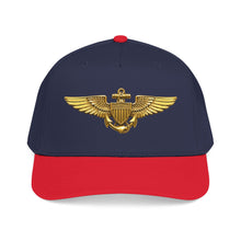 Load image into Gallery viewer, Mid Profile Baseball Cap - USCG - Aviator Badge wo txt - 3D - Enhanced