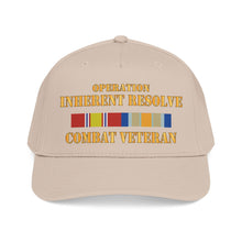 Load image into Gallery viewer, Mid Profile Baseball Cap - Opn Inherent Resolve (OIR) SVC Bar - Combat Veteran - DTF