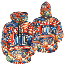 Load image into Gallery viewer, Independence Day Men's All Over Print Hoodie (USA Size) (Model H13)