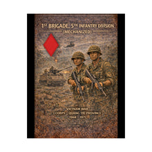 Load image into Gallery viewer, Matte Poster - 5th Infantry Division - Vietnam War 1st Brigade in Quang Tri