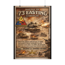 Load image into Gallery viewer, Rolled Posters - Battle of 73 Easting - 3rd Armored Division