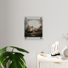 Load image into Gallery viewer, Acrylic Wall Art Panel - M10 Wolverine battles German Panzer Tank WWII