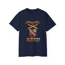 Load image into Gallery viewer, Unisex Ultra Cotton Tee - Army - 17th Field Artillery w Br - Ribbon, Vietnam Veteran w VN SVC - 3D - Enhanced