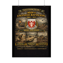 Load image into Gallery viewer, Rolled Posters - 169th Engineer Battalion - 1965 - 1971