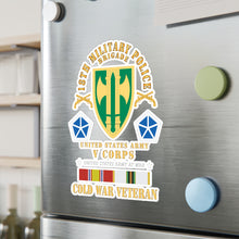 Load image into Gallery viewer, Kiss-Cut Vinyl Decals - Army - 18th MP Brigade - V Corps- COLD SVC X 300