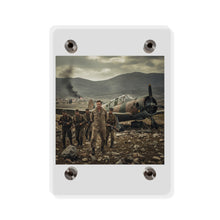 Load image into Gallery viewer, Acrylic Wall Art Panel - U.S. Air Force officer - Captured, KIA, Communist Guerrillas - AT-6 Shotdown - Cold War