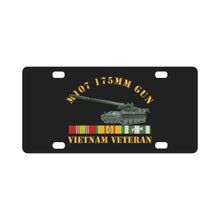 Load image into Gallery viewer, Army - M107 - 175mm Gun - Vietnam Vet w VN SVC Classic License Plate