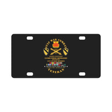 Load image into Gallery viewer, Army - Gulf War Combat Vet w A Btry 333rd FAR - 1st Cav Div w GULF SVC Classic License Plate