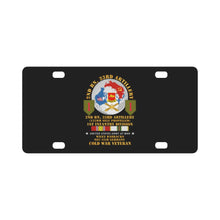 Load image into Gallery viewer, Army - 2nd Bn 33rd Artillery - 1st Inf Div - FRG w Globe - COLD SVC Classic License Plate