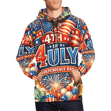 Load image into Gallery viewer, Independence Day Men's All Over Print Hoodie (USA Size) (Model H13)