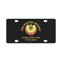 Load image into Gallery viewer, Army - DUI - 9th Infantry Division - Varsity - US Army Veteran X 300 Classic License Plate