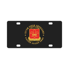 Load image into Gallery viewer, Army - 327th Field Artillery Battalion - DUI - US Army X 300 Classic License Plate