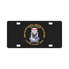 Load image into Gallery viewer, Army - 3rd Bn, 505th Infantry Regiment - Panthers - DUI X 300 Classic License Plate