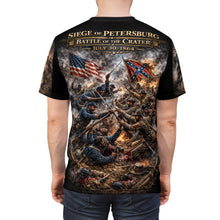 Load image into Gallery viewer, Civil War Tribute Tee — Siege of Petersburg, XXV Corps (USCT) & Mahone's Brigade — Battle of the Crater (July 30, 1864)