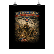 Load image into Gallery viewer, Matte Poster - 11th Airborne Division - The Angels