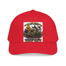 Load image into Gallery viewer, Mid Profile Baseball Cap - Army - 761st Tank Battalion - Black Panthers - w Tank w - KITT SSI WWII EU SVC - 3D - Enhanced