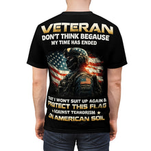 Load image into Gallery viewer, Veteran’s pride and sacrifice T-Shirt