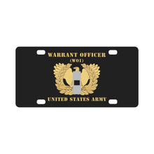 Load image into Gallery viewer, Army - Warrant Officer - W01 - Flat - Eagle and Bar X 300 Classic License Plate