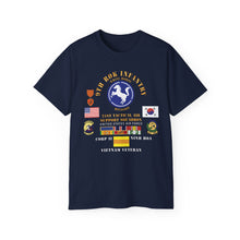 Load image into Gallery viewer, Unisex Tee, Military T-Shirt, Military Veteran Gift, Patriotic Shirt, Army Apparel - USAF - 21st Tactical Air Support Squadron - 9th Infantry Division - ROK w VN SVC - V3 - Group X 300