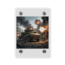Load image into Gallery viewer, Acrylic Wall Art Panel - Marine LAV in support of the 2nd Battle of Fallujah