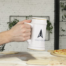 Load image into Gallery viewer, United States Space Force Retired Beer Stein — Military Veteran Stein Mug