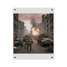 Load image into Gallery viewer, Acrylic Wall Art Panel - M3A1 - 9th Armor Division Attack - WWII