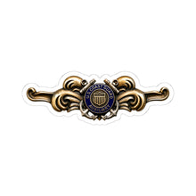 Load image into Gallery viewer, Kiss-Cut Stickers - USCG - Cutterman - Auxiliary wo txt - 3D - Enhanced