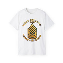 Load image into Gallery viewer, Unisex Ultra Cotton Tee - Army - First Sergeant - 1SG
