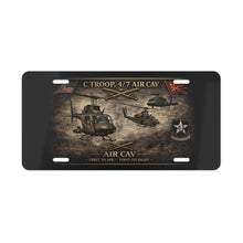 Load image into Gallery viewer, Army - Air Cav Helicopter Vanity License Plate — C Troop 4/7 Air Cav Tribute