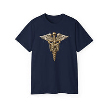 Load image into Gallery viewer, Unisex Ultra Cotton Tee - Army Medical Service Corps (MS) Branch Insignia - 3D - Enhanced