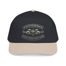 Load image into Gallery viewer, Mid Profile Baseball Cap - USCG - Cutterman - Enlisted w txt - 3D - Enhanced